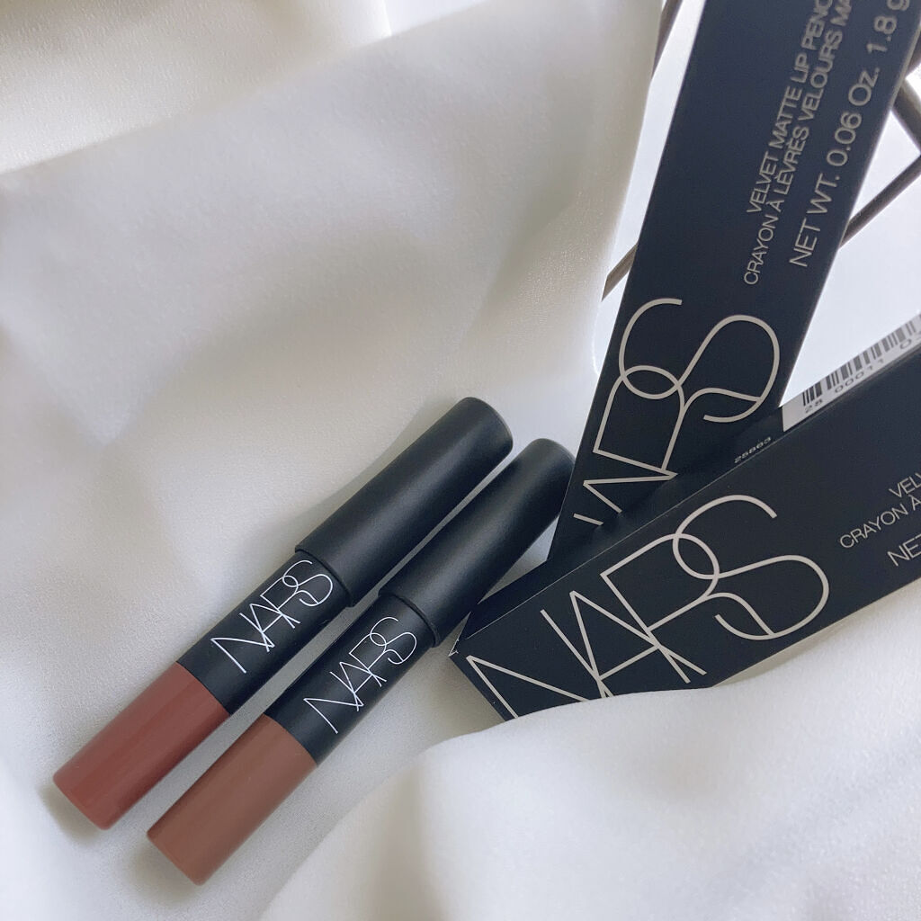 NARS ベルベットマットリップペンシルのクチコミ「NARS
ベルベットマットリップペンシル
2488N ローズ
2496 ローズブラウン


v.....」（2枚目）