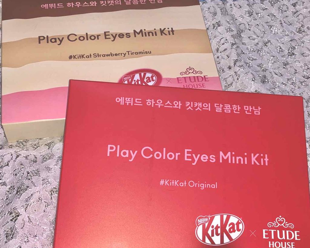 プレイカラーアイズ ミニ #キットカットオリジナル/ETUDE/アイシャドウパレットを使ったクチコミ（1枚目）
