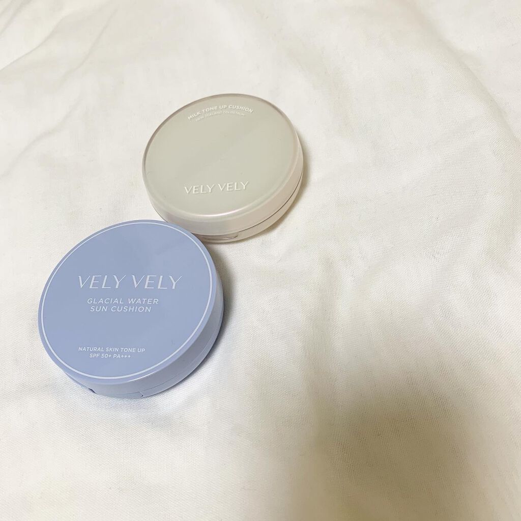 グラシアルウォーターサンクッション/VELY VELY/クッションファンデーションを使ったクチコミ（1枚目）