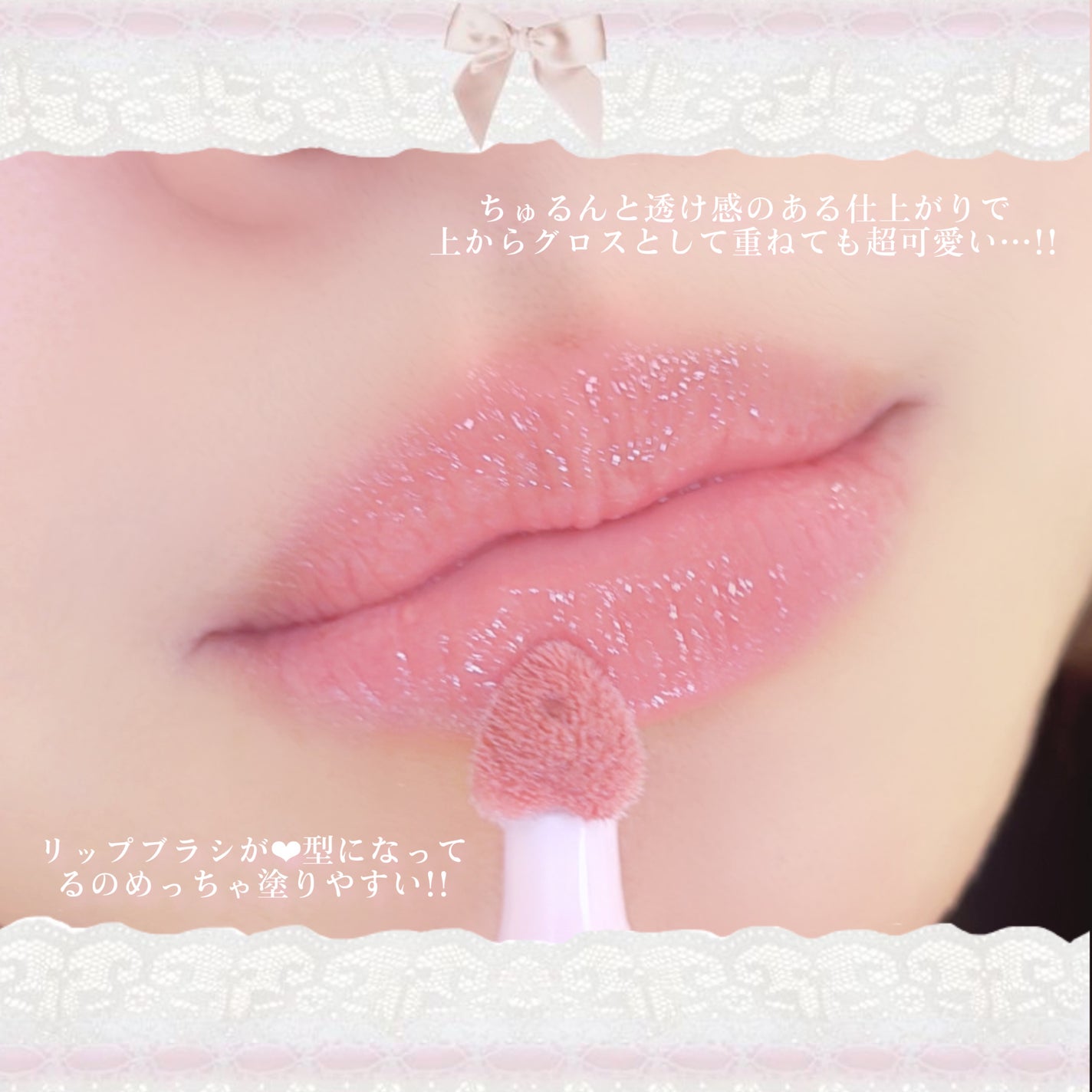 苺鈴 on LIPS 「バレリーナ少女の低彩度グレーピンクリップ♡こんにちは、苺鈴です..」(3枚目)