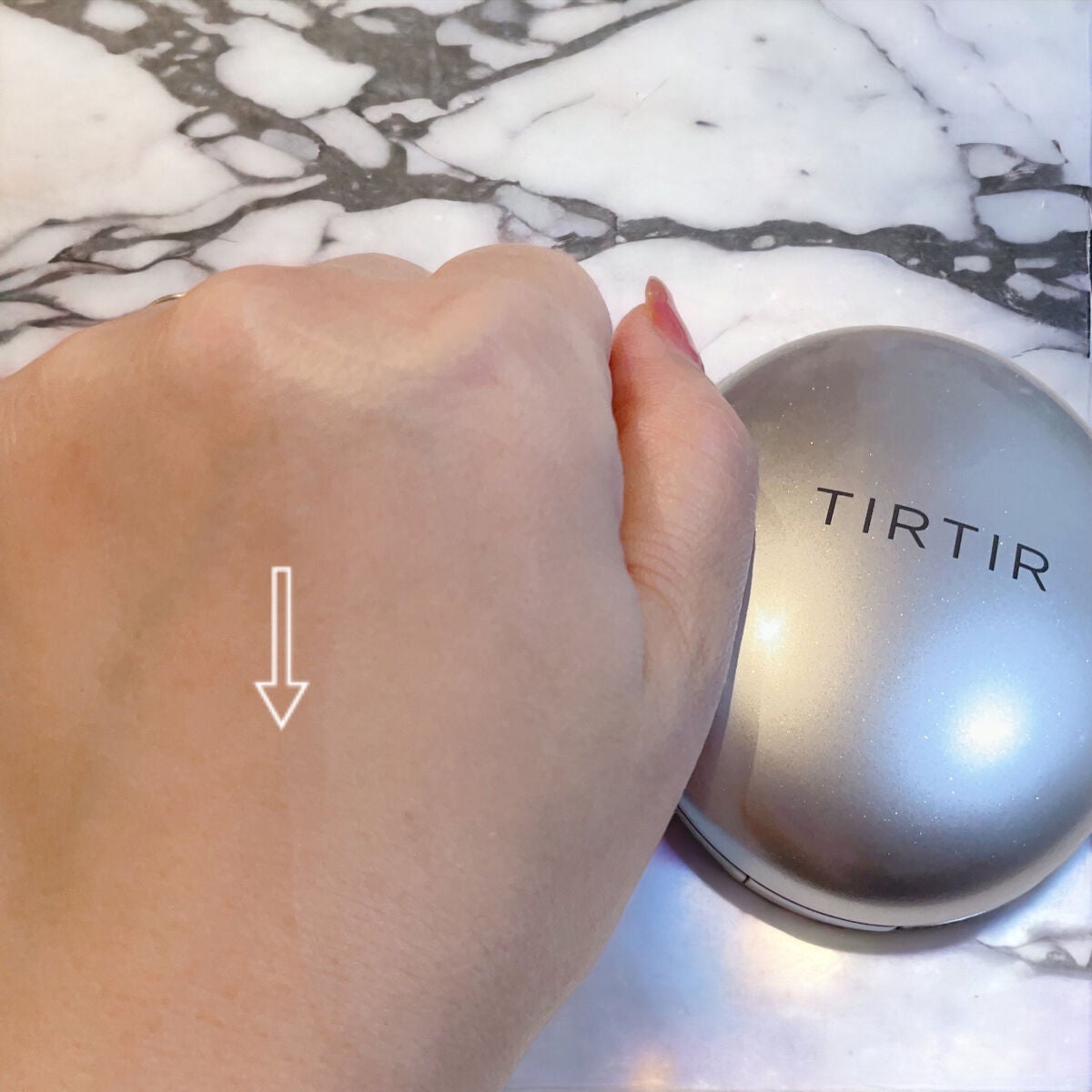 マスクフィットオーラクッション/TIRTIR(ティルティル)/クッションファンデーションを使ったクチコミ(2枚目)
