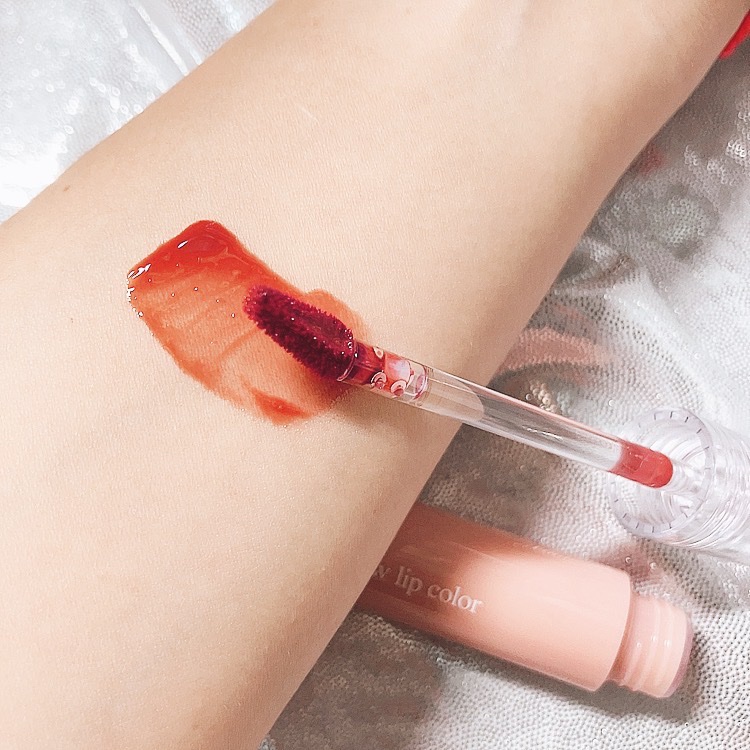 リップティント 05 ディアカーミン /and:ar/リップティントを使ったクチコミ（1枚目）