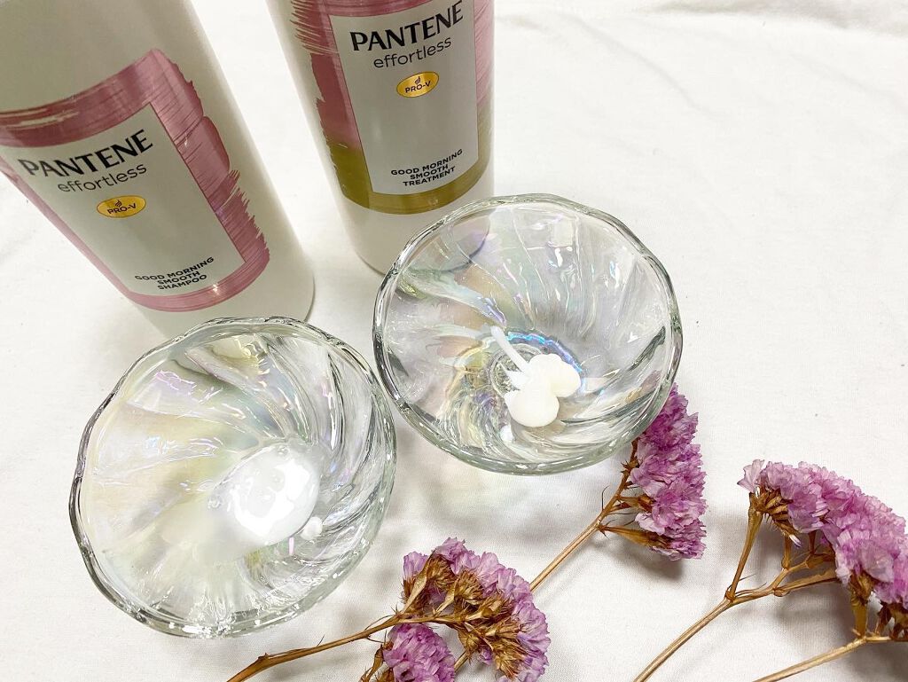 パンテーン エフォートレス グッドモーニング スムース シャンプー／トリートメント/パンテーン/市販シャンプーを使ったクチコミ（2枚目）