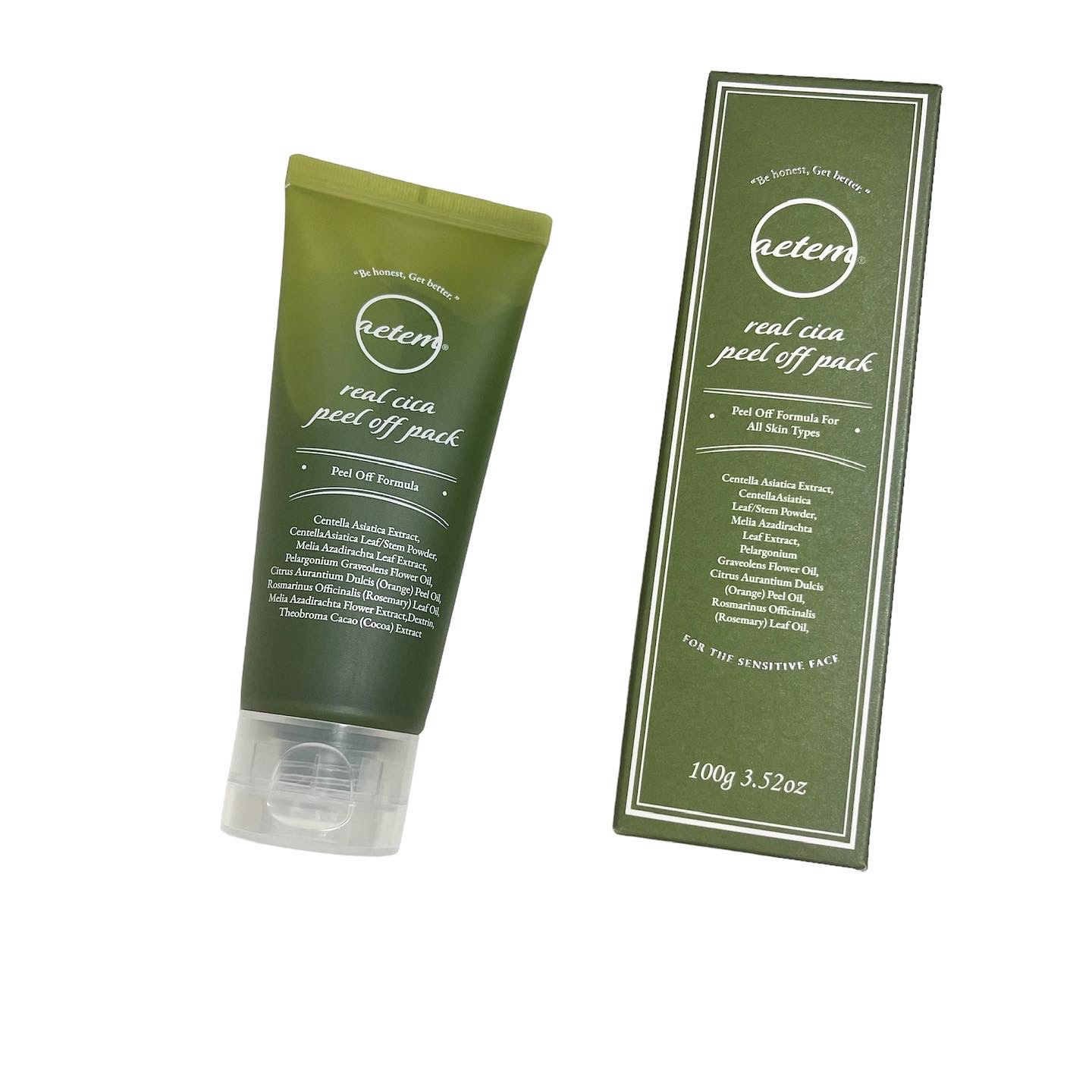 REAL CICA PEEL OFF PACK 100g(本体)/Aetem /シートマスク・パックを使ったクチコミ（1枚目）