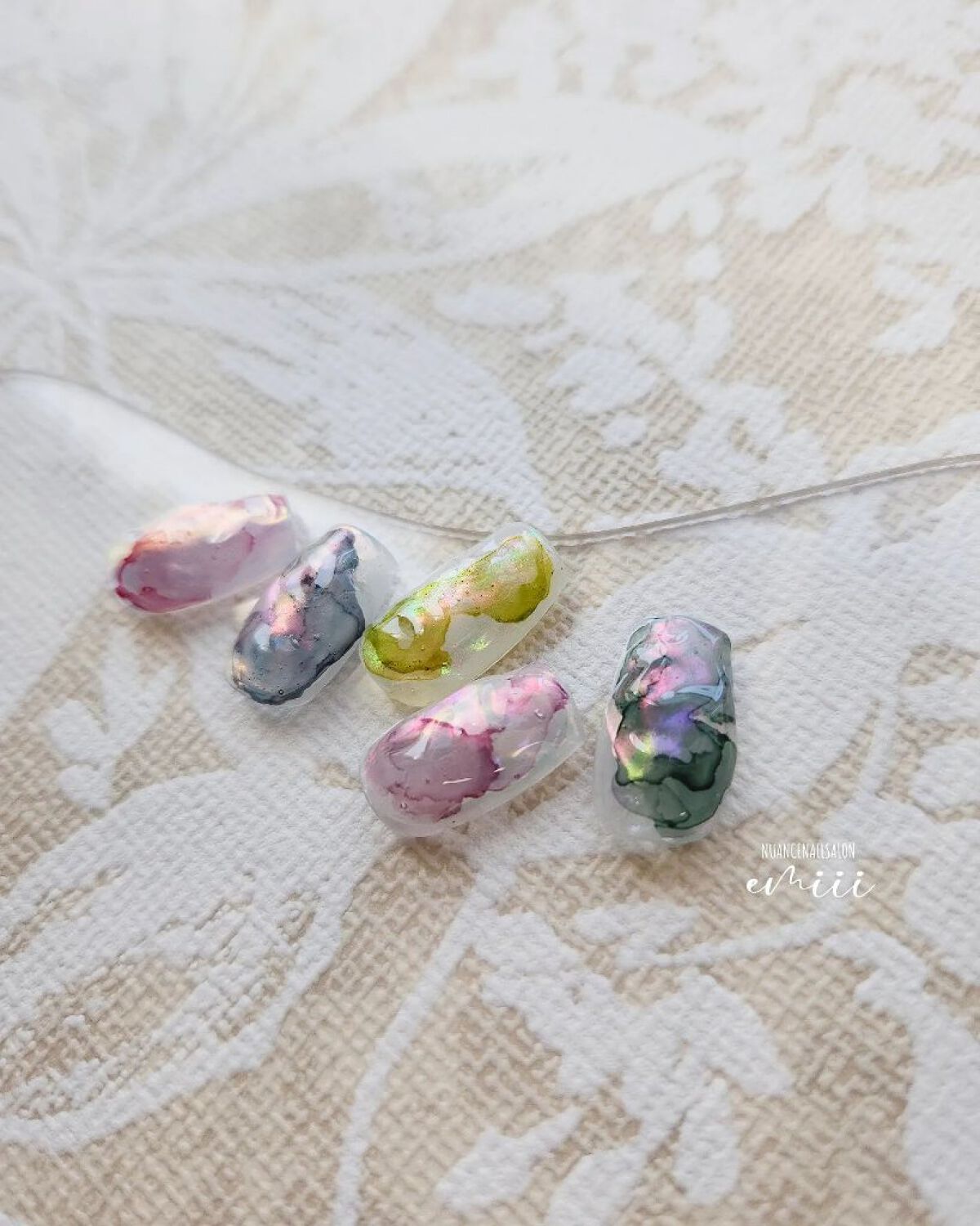 クリアアイシングジェル/セリア/ジェルネイルを使ったクチコミ（1枚目）