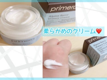 アルパインベリーウォータークリーム 50ml/primera/フェイスクリームを使ったクチコミ（2枚目）