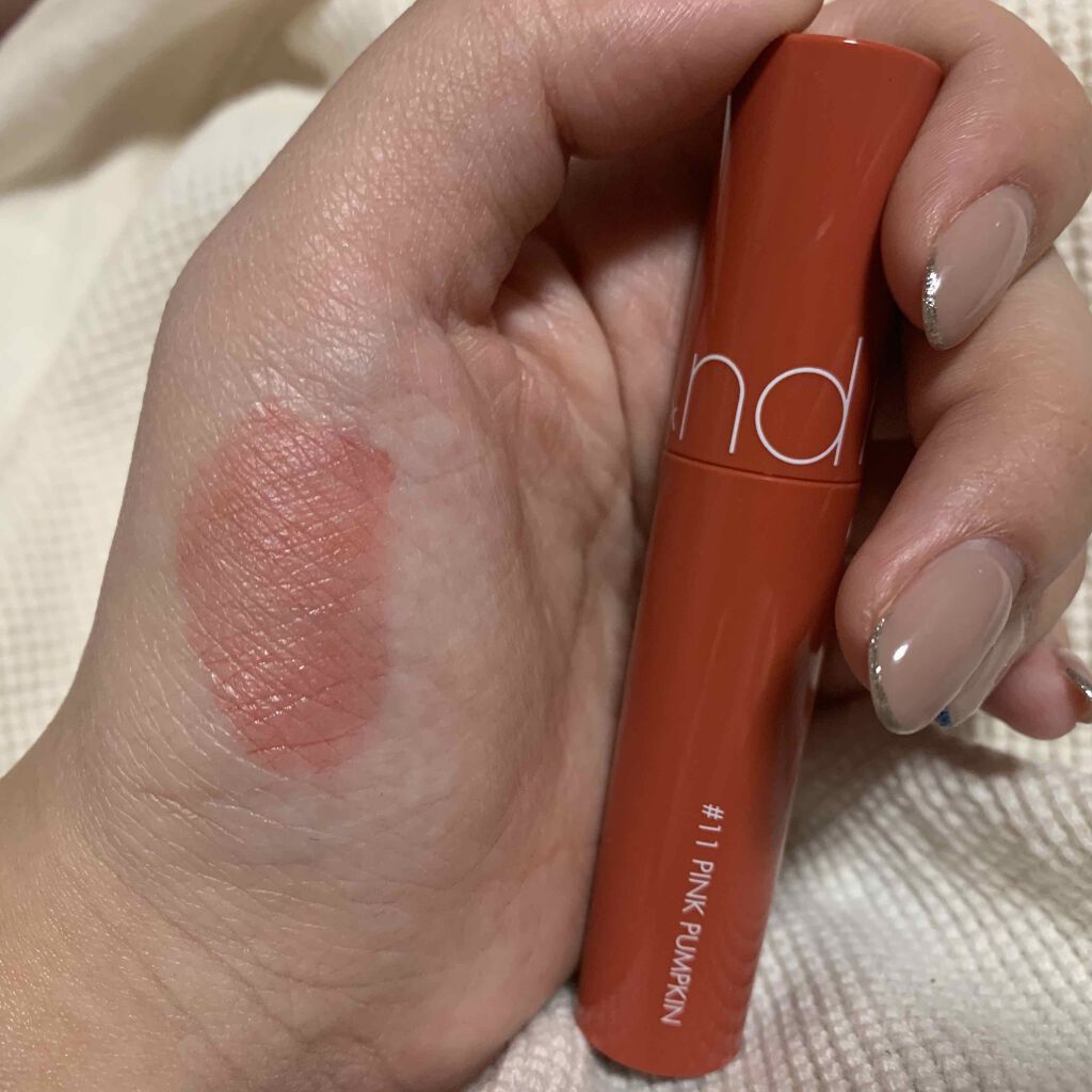 ジューシーラスティングティント/rom&nd/リップティントを使ったクチコミ（3枚目）