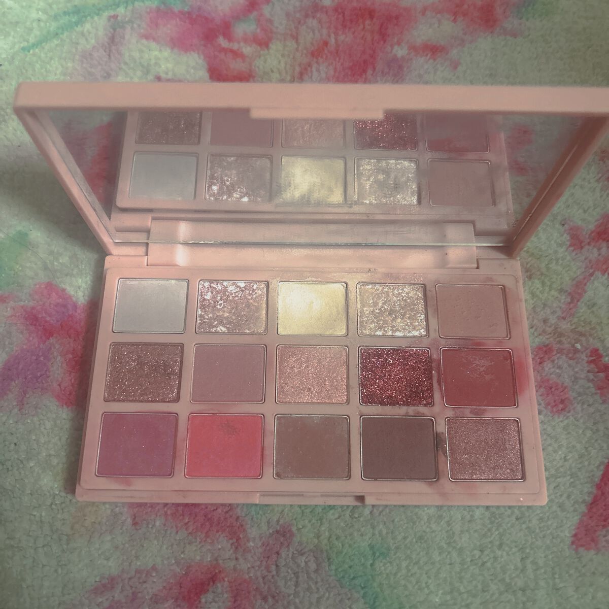 プレイカラーアイパレット ローズボム/ETUDE/アイシャドウパレットを使ったクチコミ(3枚目)