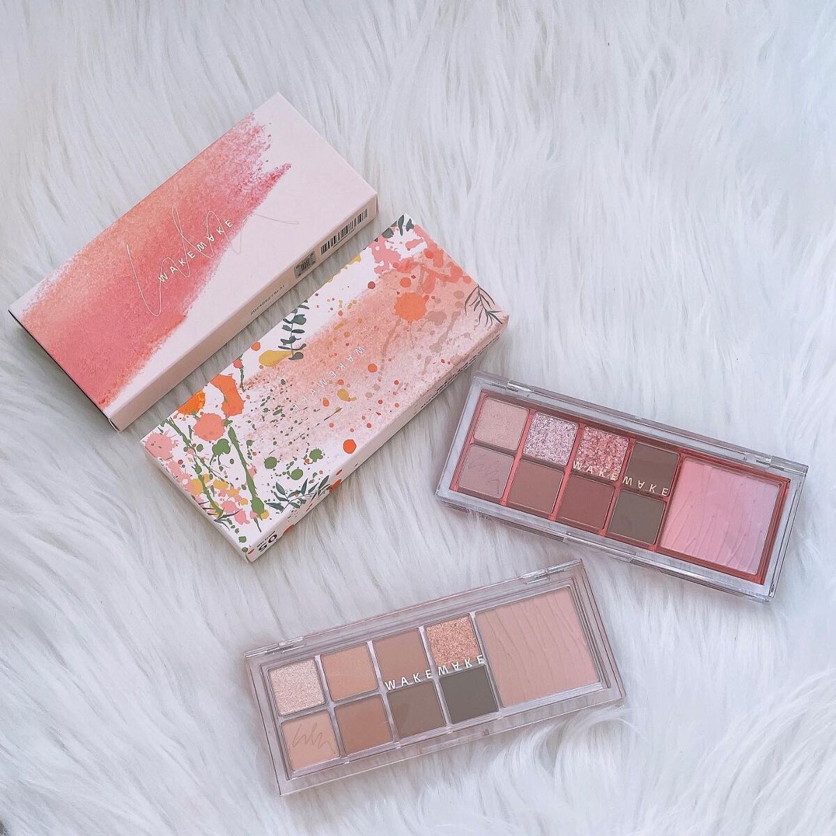 ミックスブラーリングアイパレット/wakemake/マルチパレットを使ったクチコミ(2枚目)