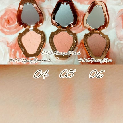 クリスタルユニコーンシリーズ チークブラッシュ/FlowerKnows/パウダーチークを使ったクチコミ(4枚目)