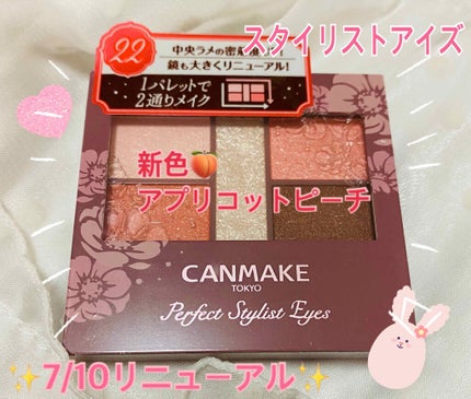 【旧品】パーフェクトスタイリストアイズ/キャンメイク/アイシャドウパレットを使ったクチコミ(1枚目)
