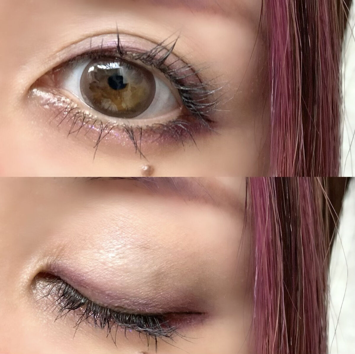 リキッド グリッター シャドウ/rom&nd/グリッターを使ったクチコミ（2枚目）