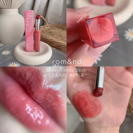 シアーティンテッドスティック/rom&nd/口紅を使ったクチコミ(1枚目)