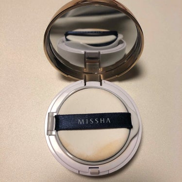 M クッション ファンデーション(モイスチャー)/MISSHA/クッションファンデーションを使ったクチコミ（2枚目）