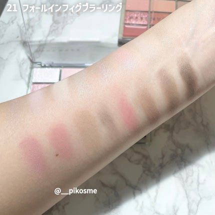 ソフトブラーリングアイパレット/wakemake/アイシャドウパレットを使ったクチコミ(4枚目)