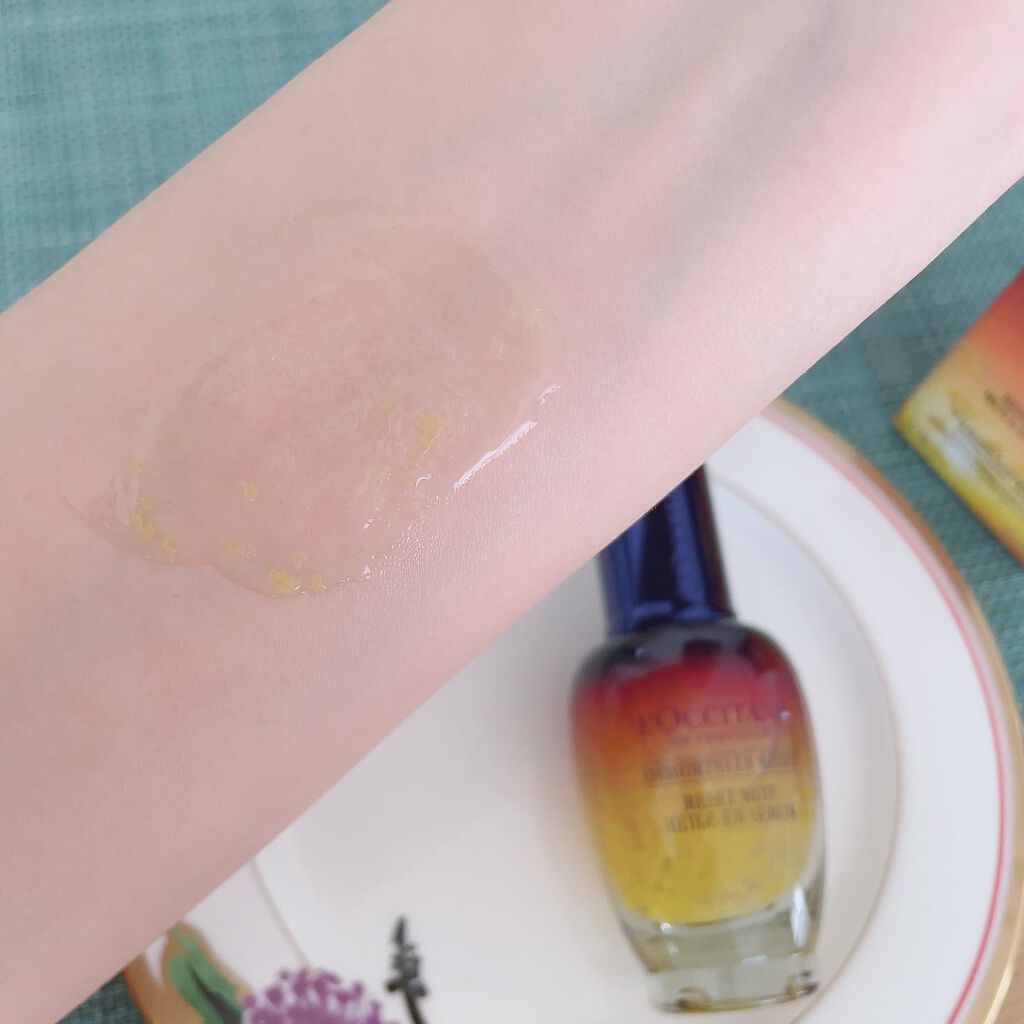 イモーテル オーバーナイトリセットセラム/L'OCCITANE/美容液を使ったクチコミ(4枚目)