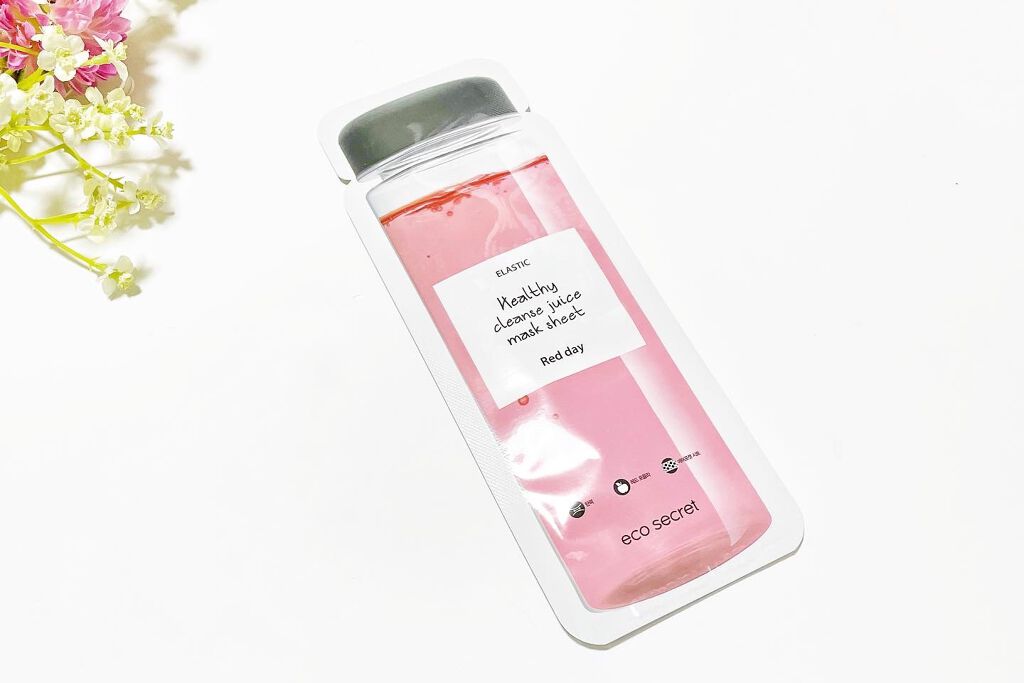 ヘルシークレンズジュースマスクパック/eco secret/シートマスク・パックを使ったクチコミ(2枚目)