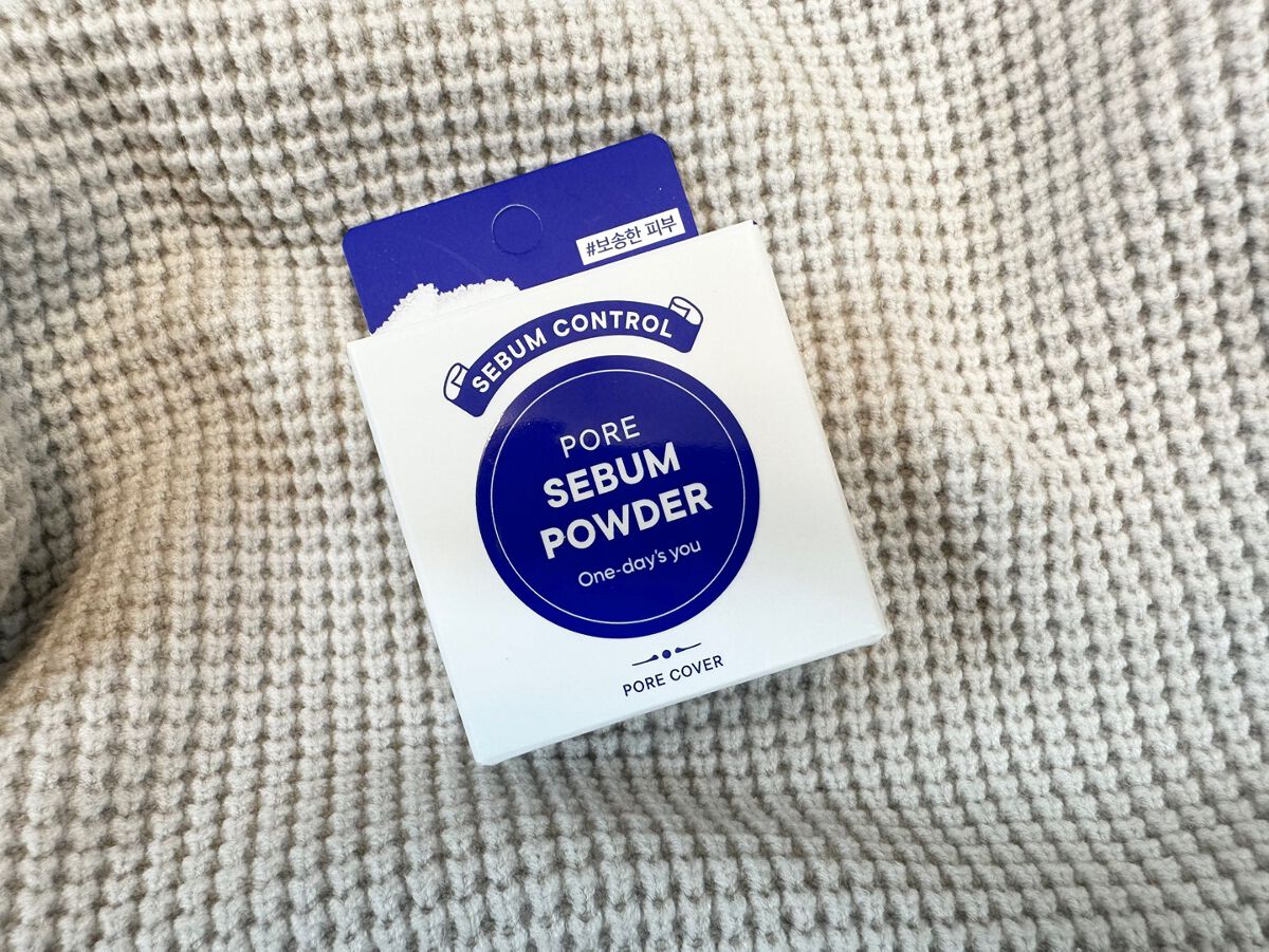 ポアセバムパウダー/One-day's you/ルースパウダーを使ったクチコミ（1枚目）