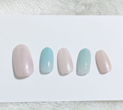 ジェルネイル ホワイト/セリア/ジェルネイルを使ったクチコミ(2枚目)