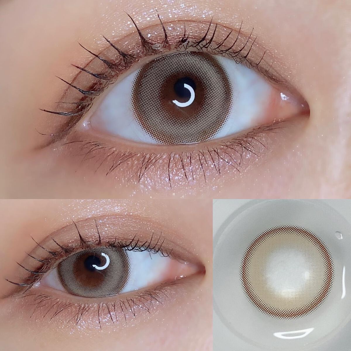 chuuLENS Milk&Tea 1day/chuu LENS/ワンデー（１DAY）カラコンを使ったクチコミ（3枚目）