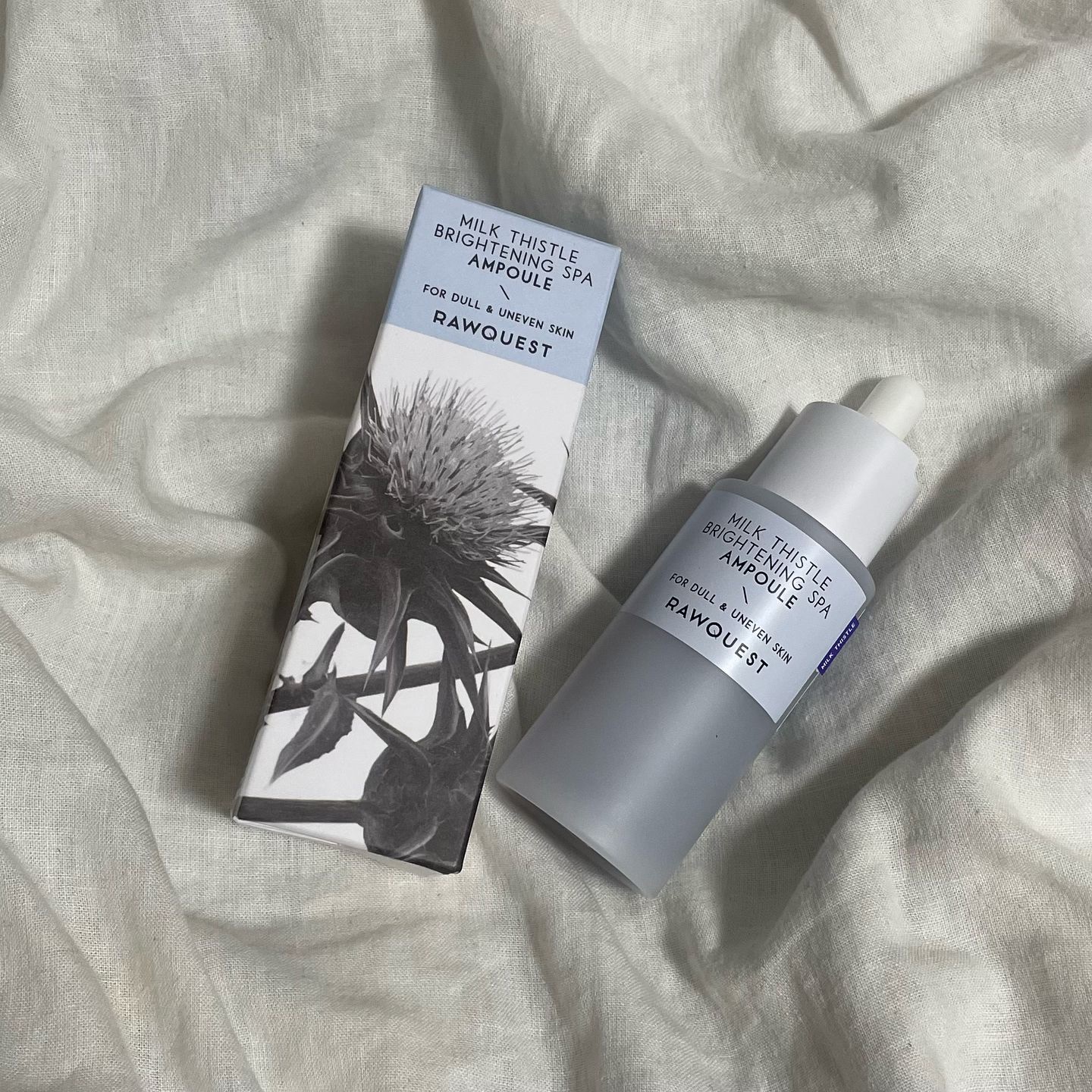 ミルクシスルブライトニングスパ アンプル/RAWQUEST/美容液を使ったクチコミ（1枚目）