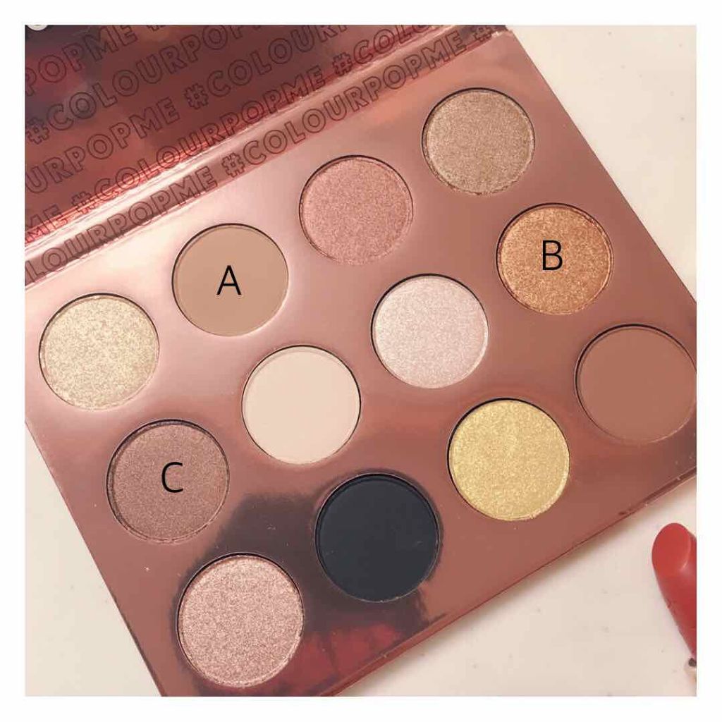 I Think I Love You/ColourPop/アイシャドウパレットを使ったクチコミ（2枚目）