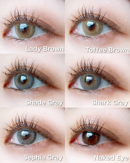 シャークグレー/eyesm/カラーコンタクトレンズを使ったクチコミ(2枚目)