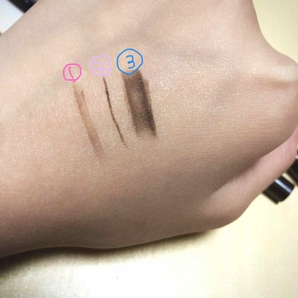 アイブロウ 三角芯D/DAISO/アイブロウペンシルを使ったクチコミ(3枚目)