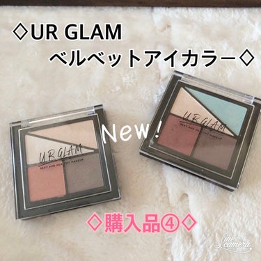 UR GLAM　VELVET EYE COLOR PALETTE/U R GLAM/アイシャドウパレットを使ったクチコミ（1枚目）