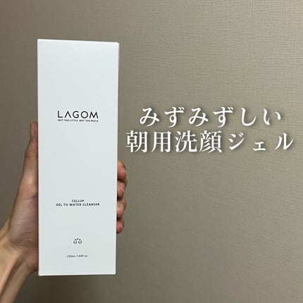 ラゴム ジェルトゥウォーター クレンザー(朝用洗顔)/LAGOM /その他洗顔料を使ったクチコミ(1枚目)