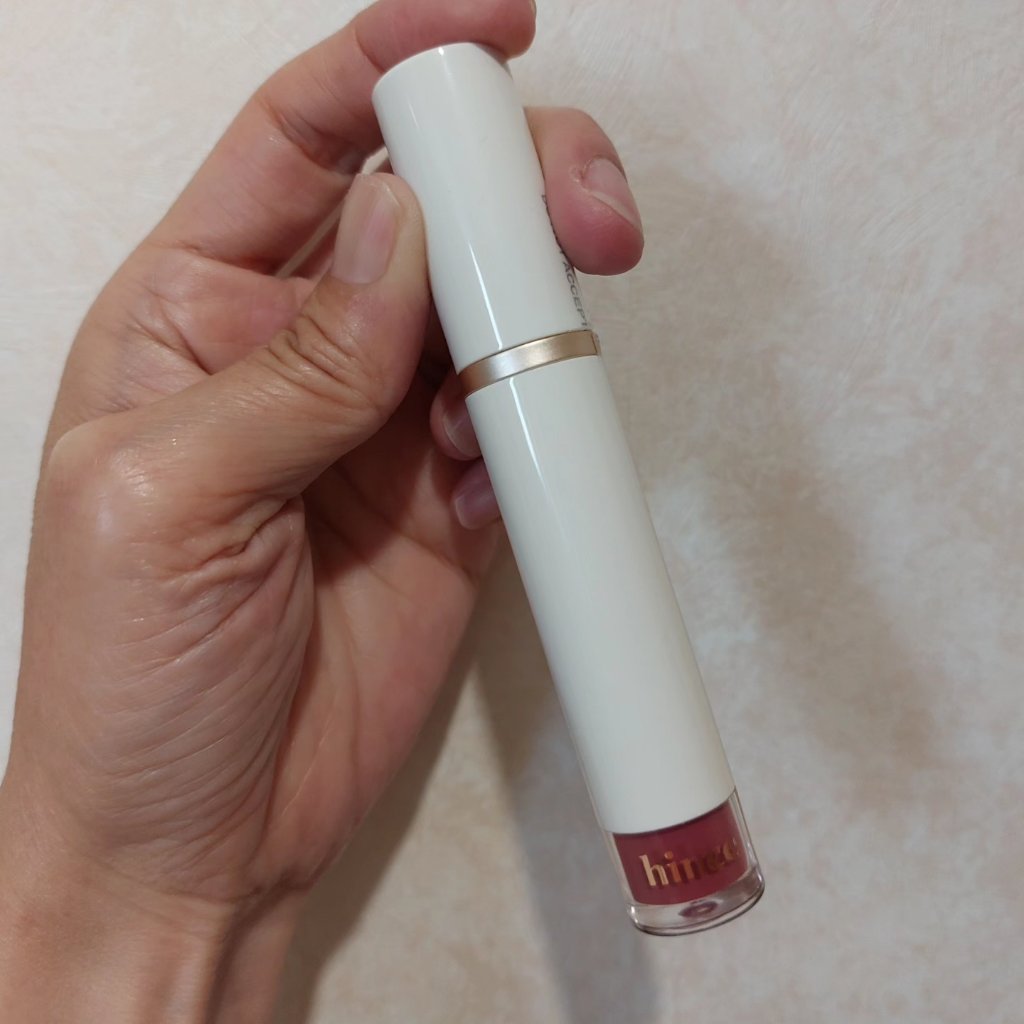 ムードインハンサーウォーターリキッドグロウ/hince/口紅を使ったクチコミ（3枚目）