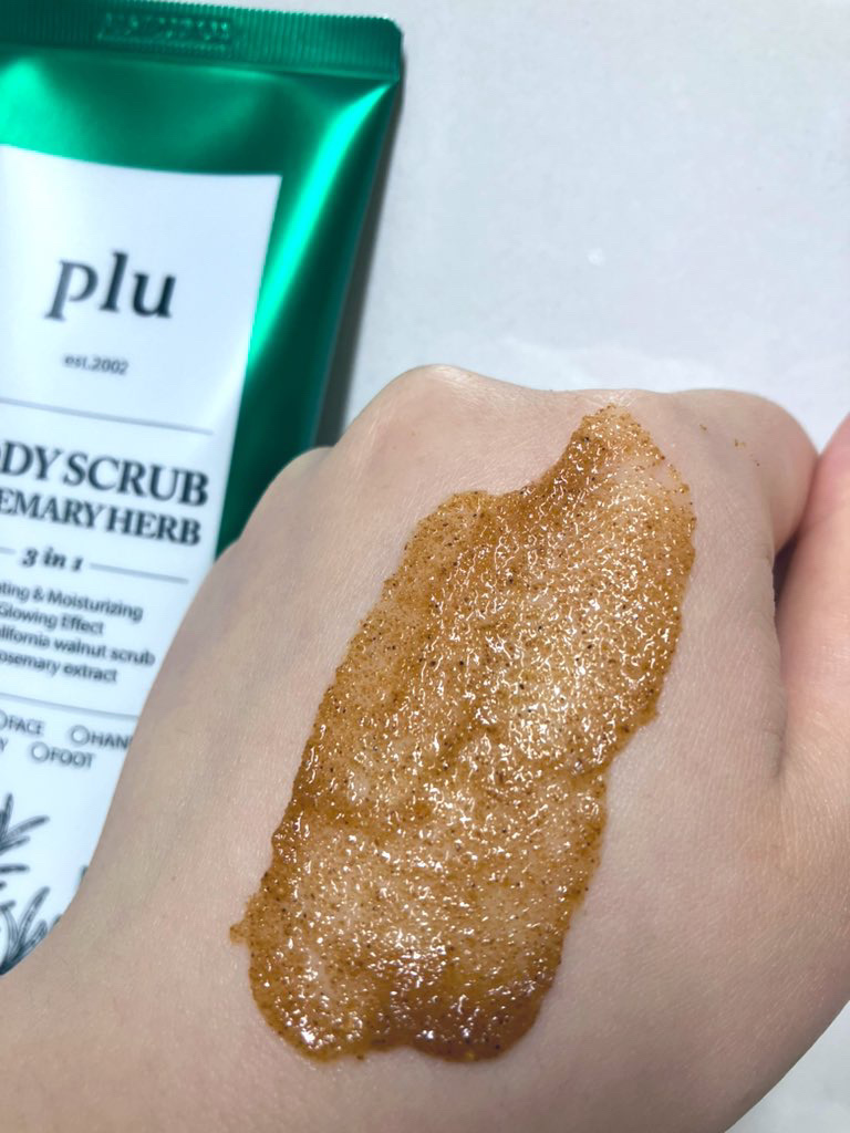 オリジナルボディスクラブ ローズマリーハーブ/plu/ボディスクラブを使ったクチコミ（2枚目）