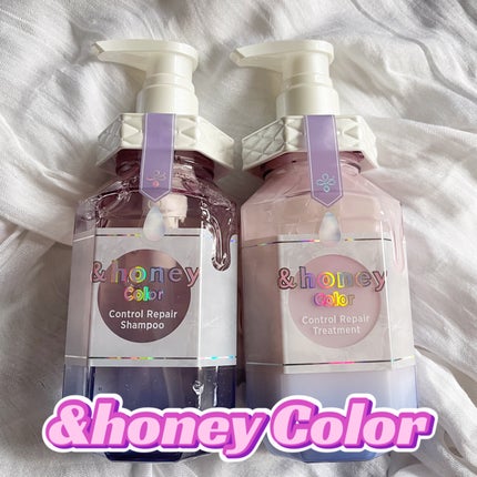 アンドハニー カラー コントロールリペア シャンプー1.0 / ヘアトリートメント2.0/&honey/市販シャンプーを使ったクチコミ(1枚目)