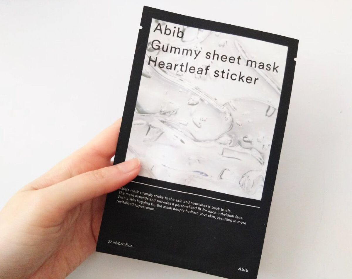 ガムシートマスクドクダミステッカー/Abib /シートマスク・パックを使ったクチコミ（1枚目）