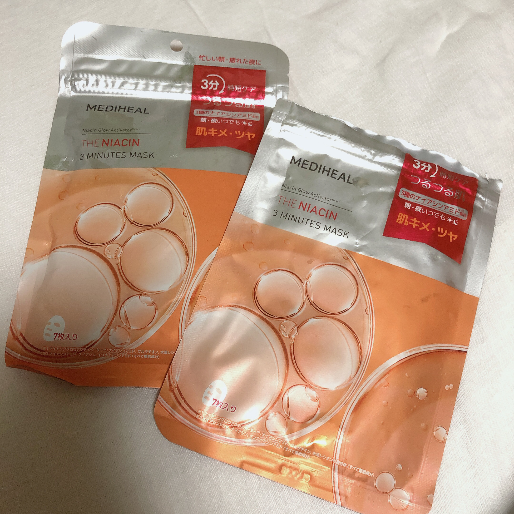 THE ナイアシン 3ミニッツマスク/MEDIHEAL/シートマスク・パックを使ったクチコミ（1枚目）