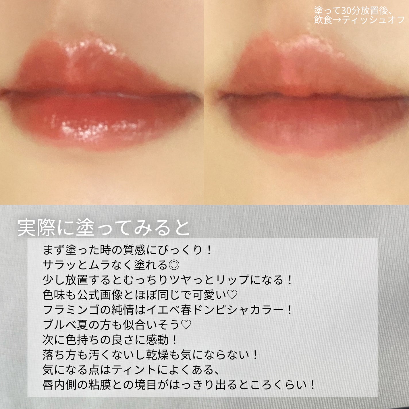 ネンマクフェイク リキッド/Visée/口紅を使ったクチコミ(4枚目)