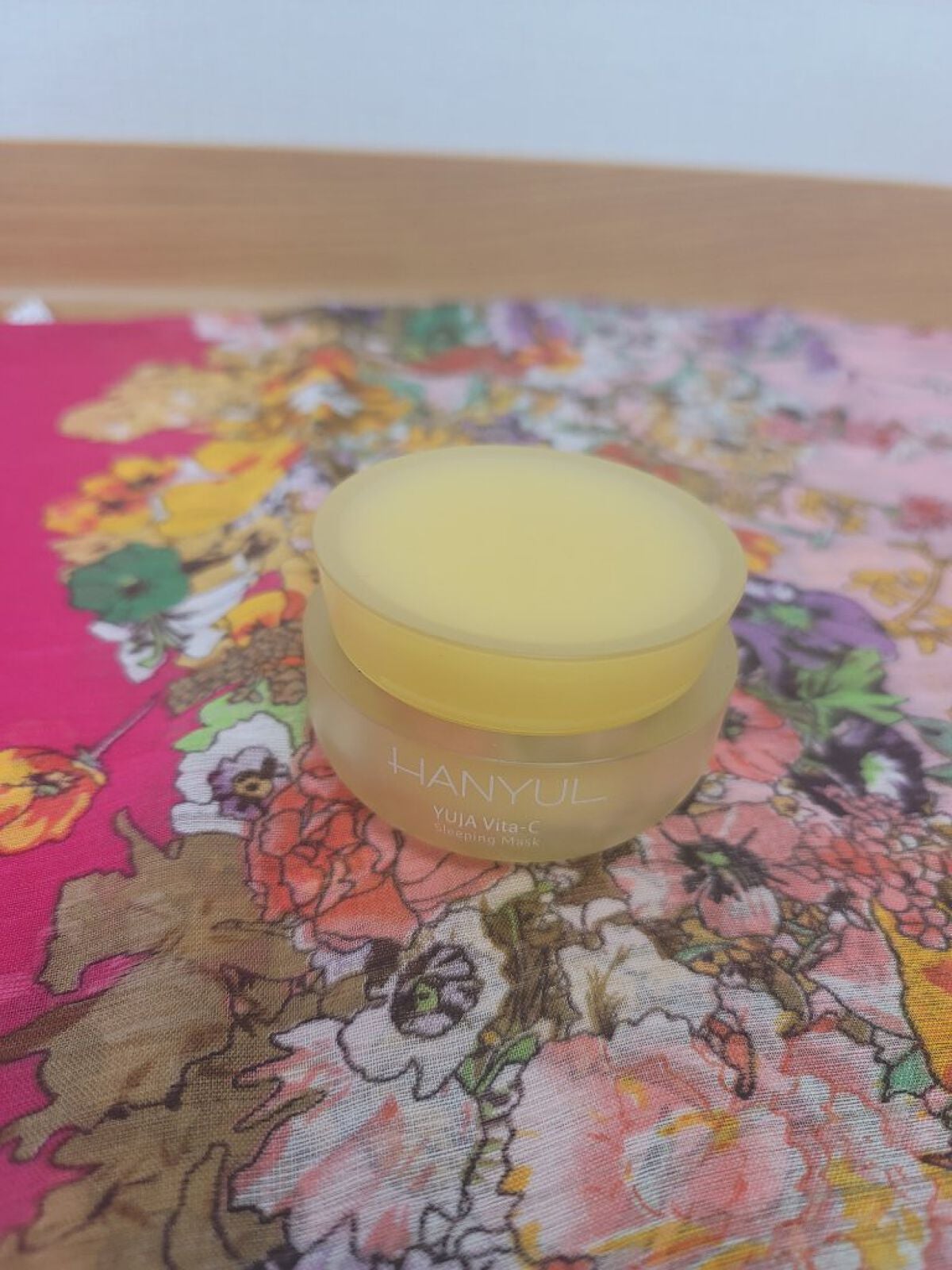 月光ゆず睡眠パック(旧バージョン)/HANYUL(ハンユル)/フェイスクリームを使ったクチコミ(1枚目)