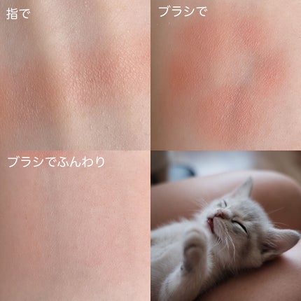 ラブリー肉球チーク/CHIOTURE/パウダーチークを使ったクチコミ(5枚目)