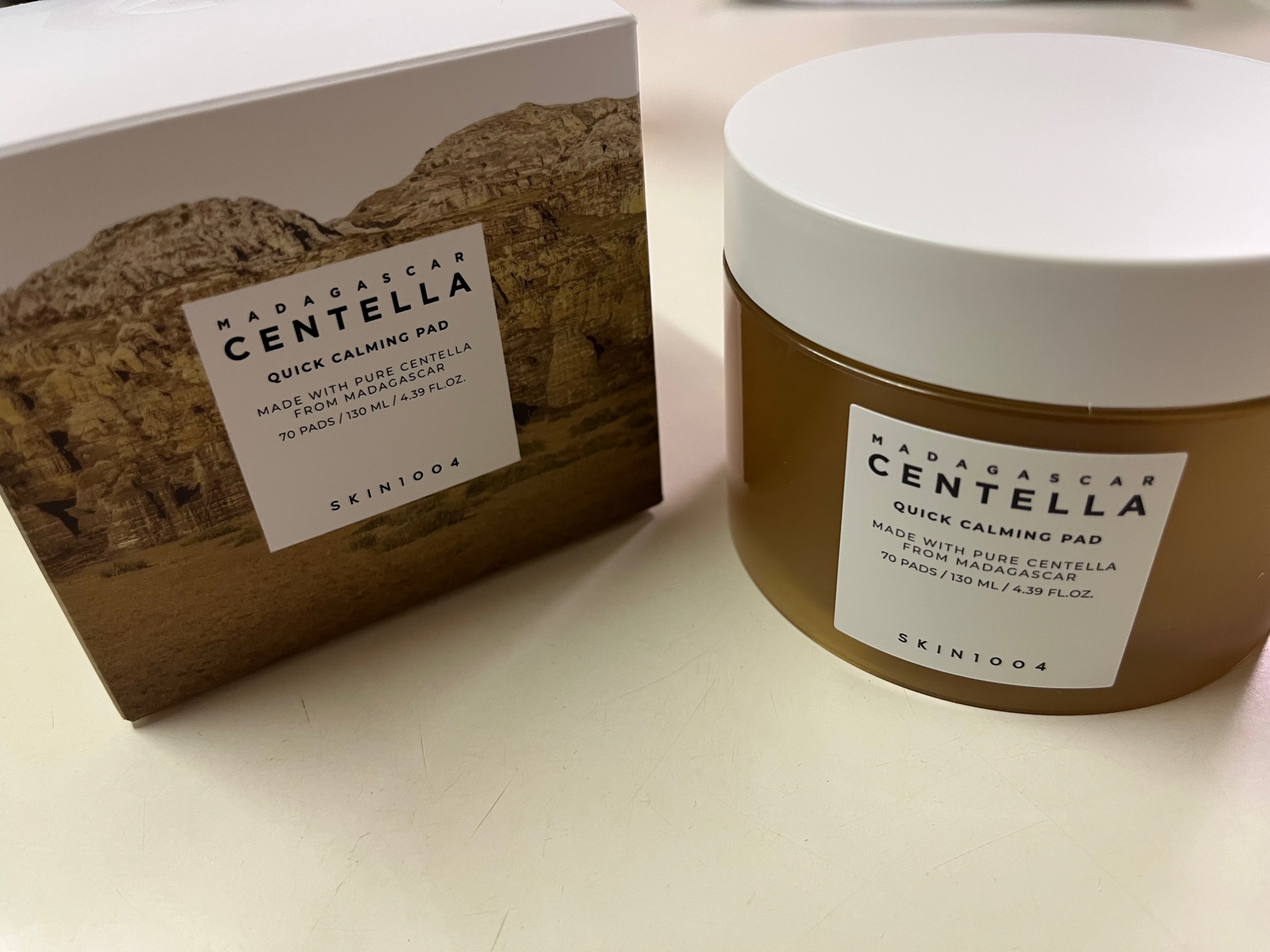 センテラ クイックカーミングパッド/SKIN1004/トナーパッドを使ったクチコミ（2枚目）