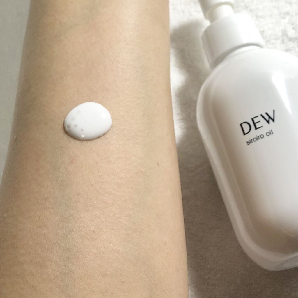 白色オイル/DEW/美容液を使ったクチコミ（3枚目）