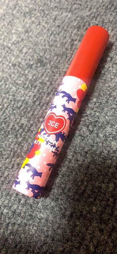 MAISON KITSUNE VELVET LIP TINT RED INTENSE/3CE/口紅を使ったクチコミ（1枚目）