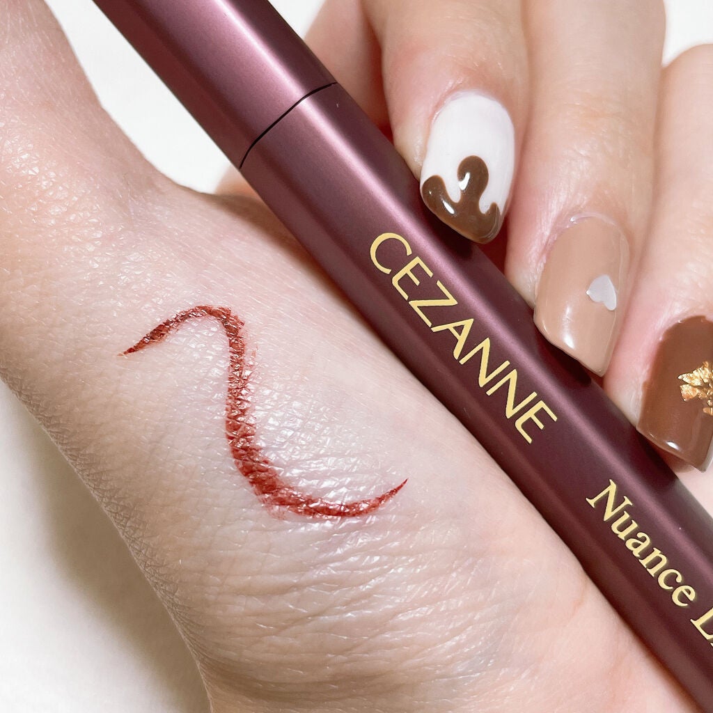 ニュアンスリキッドアイライナー/CEZANNE/リキッドアイライナーを使ったクチコミ(2枚目)