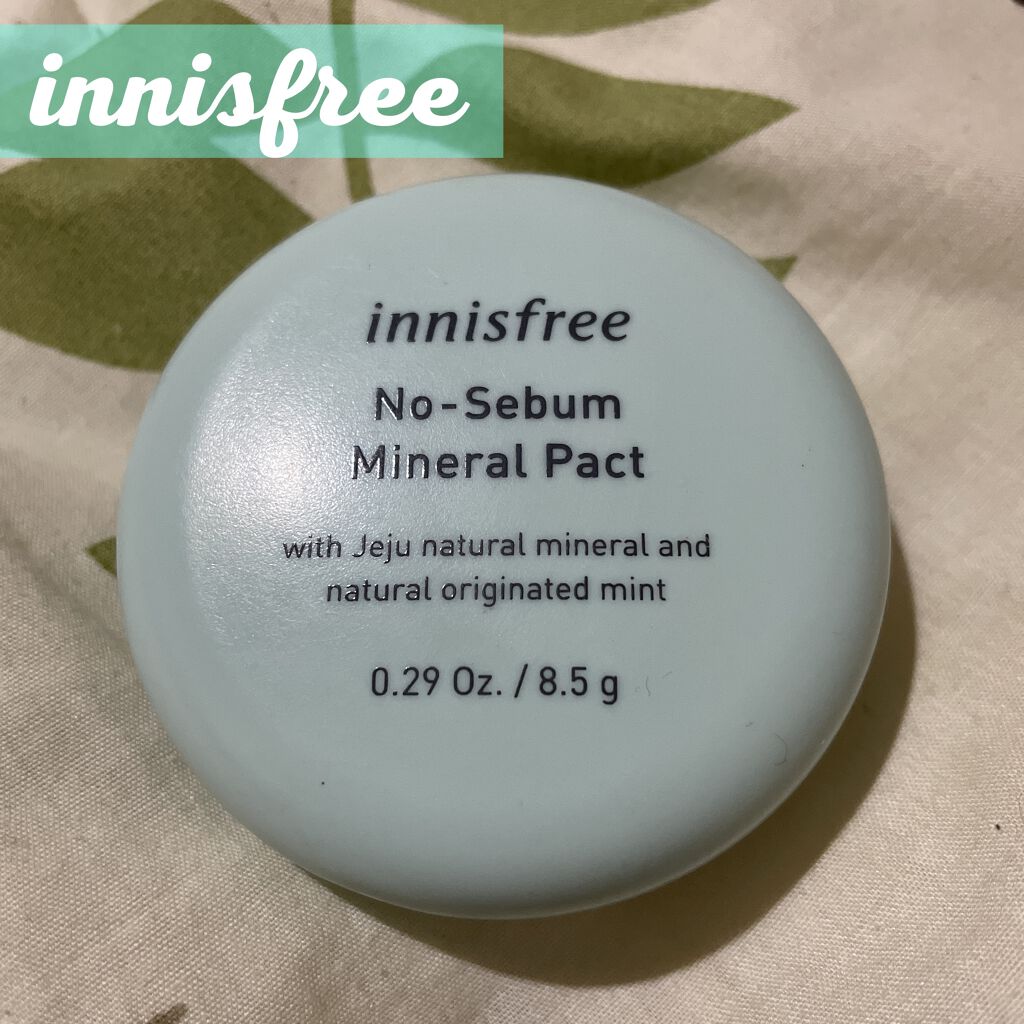ノーセバム ミネラルパクト N/innisfree/プレストパウダーを使ったクチコミ（1枚目）