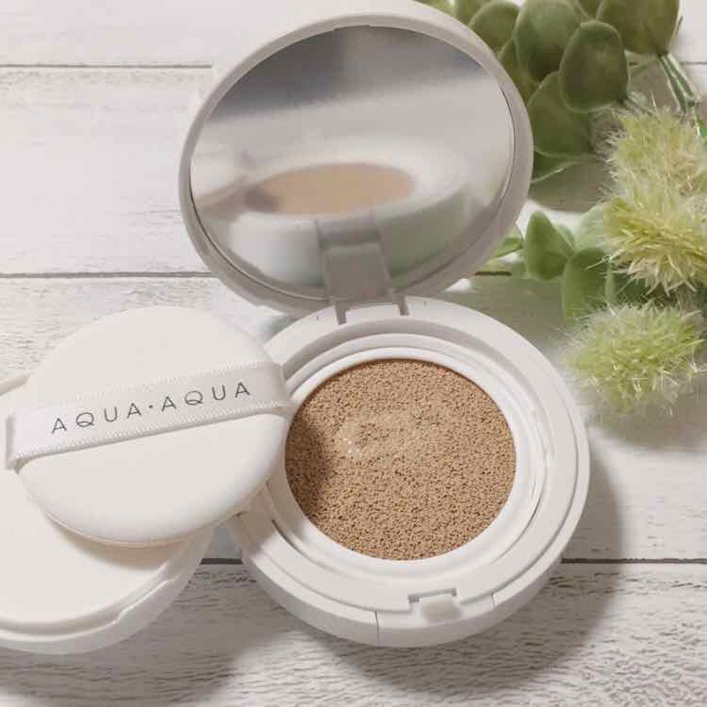 オーガニッククッションコンパクト/アクア・アクア/クッションファンデーションを使ったクチコミ（2枚目）