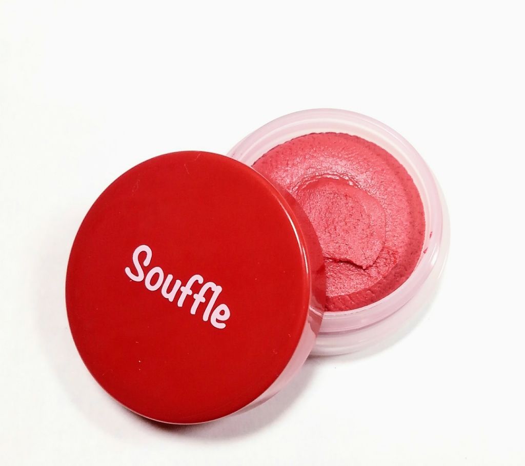 スフレチーク Souffle/DAISO/ジェル・クリームチークを使ったクチコミ(2枚目)