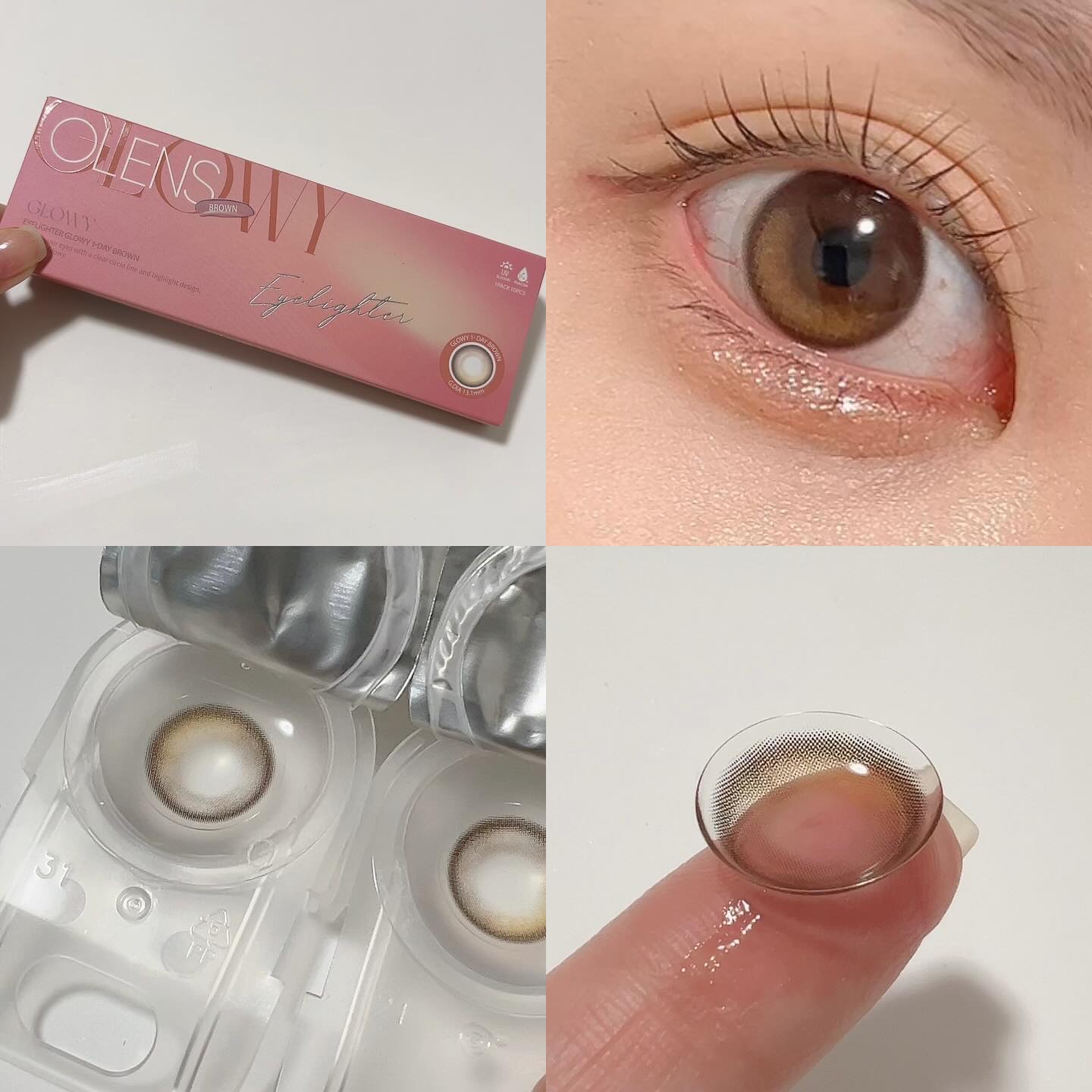 ViVi Ring 1day/OLENS/ワンデー（１DAY）カラコンを使ったクチコミ（2枚目）