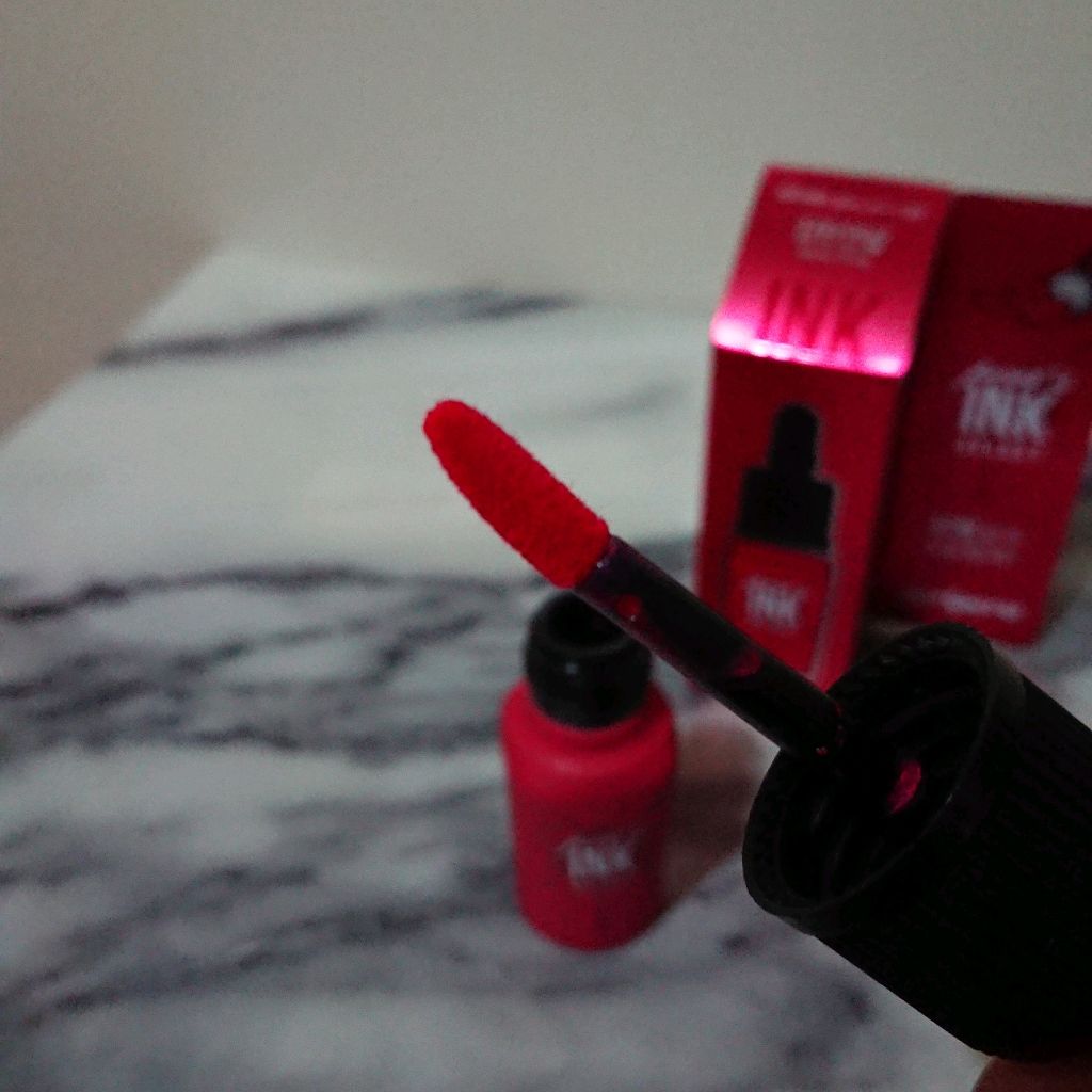 インク ベルベット/PERIPERA/口紅を使ったクチコミ（2枚目）