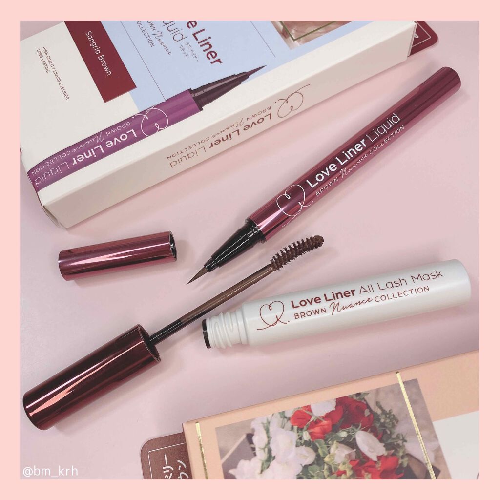 オールラッシュマスク ブラウンニュアンス コレクション ローズベリーブラウン/ラブ・ライナー/マスカラを使ったクチコミ（2枚目）