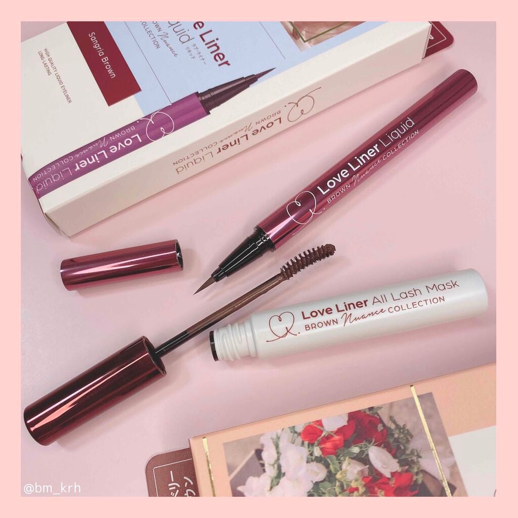 ラブ・ライナー リキッドアイライナー ブラウンニュアンスコレクション/ラブ・ライナー/リキッドアイライナーを使ったクチコミ(2枚目)