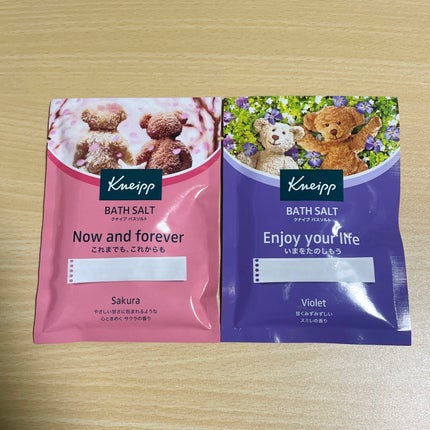 クナイプ バスソルト サクラの香り/クナイプ/無機塩系入浴剤を使ったクチコミ(1枚目)
